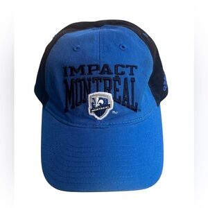 NWOT Adidas Montreal Impact MLS Soccer Strap Back Hat OSFA